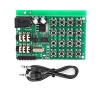 DTMF Module for Telecom Systems, Voice Encoder Decoder Board with Dual Encoder Transmitter, 5-24VDC Audio Generator Module