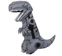 DTNESS Adult Inflatable Mechanical Dinosaur Costume, Halloween Unique Design T-rex Outfit, Novel and Funny Cosplay Rex Dino Decoration for Suit Carnival Party