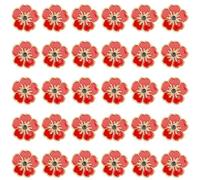 DTOFOOT 72Pcs Poppy Pins,Memorial Day Lapel Pins Remembrance Day Poppy Flower Brooch Pins Lest We Forget Enamel Pins Veterans Day Badge Poppy Pin for Clothes Hat Bag Backpack Decoration