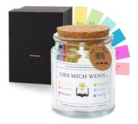 DTOFOOT Glass with Bible Verses, Bible Glass, German Verse, German Verse, German Verse, German Verse in Glass, 90 Coloured Bible Verses Jar, Bible Sayings, Christmas, Birthday, Christian Gifts for