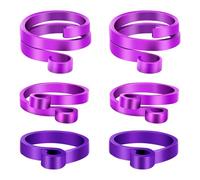 DTOFOOT Handmade Crochet Tension for Finger,Loop for Knitting,Metal Open Yarn Guide Crochet Supplies Adjustable Braided Faster Knitting Thimbles Holders Accessories for Mother Grandma Gifts with Box