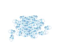 DTOL 100 x Mini Deco Pacifier Set, Confetti Table Decoration Giveaway Gift for Christening Babyshower Baby Shower Wedding Birthday Kids Party, Blue