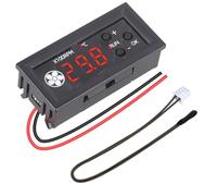 DTOMEGO 4-Wire Fan Speed Controller, DC 12V PWM Fan Temperature Control Module with Integrated Probe for 3A Fan PC