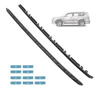 Dtomi Front Driver & Passenger Side Windshield Moulding Kit Compatible with Lexus Vehicle GX460 Land Cruiser Prado 2010-2022 Replace# 75536-60010 75535-60020 75545-53011