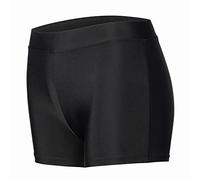 Dtone Dance Shorts Gymnastics Athletic Glitter Tumbling Pants, Elastane-black, 9-10 Years