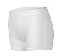 Dtone Dance Shorts Gymnastics Athletic Glitter Tumbling Pants, Elastane-white, 11- 12 Years