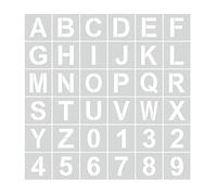 Dtoterul Letter Stencil 36 Pieces Stencils Letters Large Lettering Stencil Graffiti Stencil Letters and Number Stencils Numbers Stencils Lettering Stencils