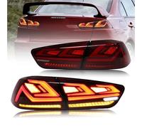 Dtpnoa Car Tail Light 2PCs For Mitsubishi For Lancer EVO-X 2008-2018 Car Tail Light Assembly Hatchback Brake Light Turning Signal Light Reverse Taillights