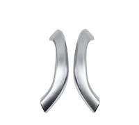 Dtpnoa Inner Handle for BMW X2 X1 F48 F49 F39 2pcs Set Interior Door Left Right Pull Handle Outer Cover Trim Replacement Door Handles(Silver 2pcs Set)