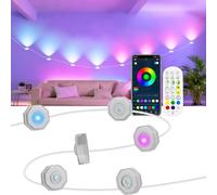 DTQJ Led Lights for TV, 13.1ft TV Backlight, App-Controlled Bluetooth Flexible Led Strip Light 4m for Bedroom Gaming Monitor Decorations, Kitchens