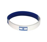 DTREEL 5pcs Israel Silicone Bracelet,israel Flag Bracelet,i Stand With Israel Bracelet,water-proof Sports Rubber Wristbands,pray for Israel,support Israel Bracelets,israelite Wristband Bangle, One
