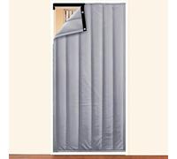 DTREEL Visible Insulated Thermal Door Curtain, Magnetic Fly Screen Door For Warm Winters, Thickened Temporary Door Made Of Oxford Fabric To Insulate Cold And Heat,80x210cm(C,100x210cm)