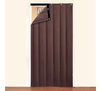 DTREEL Visible Insulated Thermal Door Curtain, Magnetic Fly Screen Door For Warm Winters, Thickened Temporary Door Made Of Oxford Fabric To Insulate Cold And Heat,80x210cm(B,90x200cm)