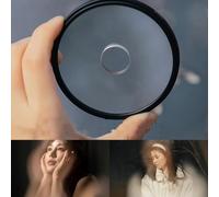 DTREELS Center Spot Lens Filter Special Effects Pinhole FX Lens Filter, Camera Lens Filter Photography Camera Lens Accessories, for Photo Video Unique Blurring