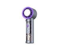 DTREELS Portable Mini Fan, 3 Speed Handheld Fans with Power Display Flashlight, USB Battery, Rechargeable Lightweight Cooli Personal