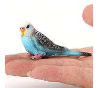 DTREELS Simulation Wildlife Model Set Budgies Birds Birds Static Plastic Toys Mod For Children Animal Choices Parrot Diverse parrot iris feathered pretend blue figurine figure budgie birds fake tiger