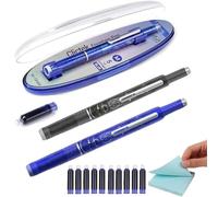 DTREELS Timeless DS7158 Pen With Small Compartment Technology Inkless Writing Practice School Supplies Fountain Ornate Press Pen
