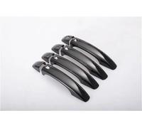 DTSGCX Car Parts Black Door Handle Cover Sticker Modification for A4 B8 2009-2016(Style 2)