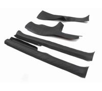 DTSGCX Floor Mats Door&Boot Sill Plate Cover For Tesla For Model Y Door Entry Guards Carpet Protector Trunk Sills TPE Trims Sides Insert(Style2)