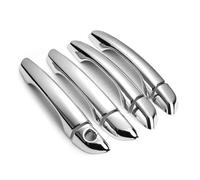 DTSGCX Glossy Black Chrome Car Door Handle Cover Trim Sticker for Citroen C4 for Cactus 2014 2015 2016 2017 2018(Type A)