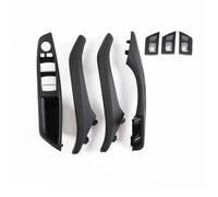 DTSGCX LHD RHD Genuine Leather Left Right Hand Drive Inner Door Pull Handle for 5 Series F10 F11 520i 523i 525i 528i 535i Interior Door Handle Panel Trim Strip(RHD-Mocca)