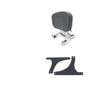 DTSGCX Motorcycle Rear Passenger Backrest Sissy Bar Cushion Pad Retrofit For Harley Models Fat Boy 2008-2014 2015 2016 2017 Rear Seat Cover(C)