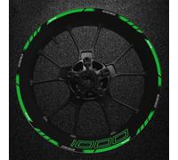 DTSGCX Sticker Kit Motorcycle 17 Inch Wheel Rim Stickers Decoration Waterproof Reflective Stickers Accessories For Kawasaki Z1000(Style 19)