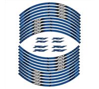 DTSGCX Sticker Kit Motorcycle Inner Wheel Stickers Rim Reflective Decoration Decals Durble Accessories For Y&amaha R1 R1A(Style 4)