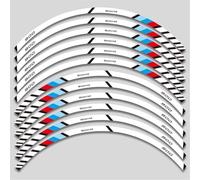 DTSGCX Sticker Kit Motorcycle Wheel Rim Sticker Reflective Hub Stripe Tape Waterproof Decal For B&MW F900XR F900xr F900 XR F 900 XR(Style 18)