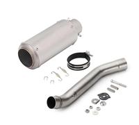 DTSGCX Stylish design Motorcycle Accessories Exhaust System Modification Middle Link Muffler Suitable For Kawasaki Z750 Z 750 2007-2014(Style 1)