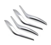 DTSGCX Upgraded Car Interior Left Right Door Pull Handle Cover Trim Replacement for X1 E84 2011 2012 2013 2014 2015 Interior Door Handle Panel Trim Strip(Silver 4PCS)