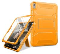 DTTO Case for iPad 10th Generation 10.9 Inch 2022 Release, Case with Kickstand and Built-in Screen Protector, Durable Shockproof Full Body Protective Cover for Apple iPad 10.9 Inch - Orange