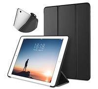 DTTO iPad 9.7 Case 2018 iPad 6th Generation Case/2017 iPad 5th Generation Case, Slim Fit Lightweight Smart Cover with Soft TPU Back Case for iPad 9.7 2018/2017 [Auto Sleep/Wake] - Black