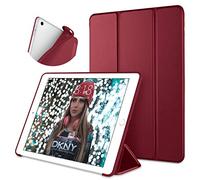 DTTO for iPad 6th Generation Case 9.7 Inch 2018, Smart Slim Lightweight Stand with Soft TPU Back Cover for iPad 5th Generation 9.7" 2017, Auto Sleep/Wake, Wine Red