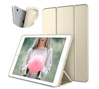 DTTO for iPad Air 1st Edition Case, (NOT for iPad Air 2 and Air 3) Ultra Slim Lightweight Smart Trifold Stand with Flexible Soft TPU Back Cover [Auto Sleep/Wake], Champagne Gold