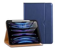 DTTO for iPad Pro 12.9 6th / 5th / 4th / 3rd Generation Case 2022/2021/2020/2018, Leather Folio Stand Cover with Built-in Apple Pencil Holder -Auto Wake/Sleep and Multi Viewing Angles, Lavender