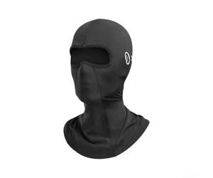 DTUCYCLE East Path Headwrap for Cyclists and Motorcyclists Providing Sun Protection Breathability and Thermal Regulation (2B-Black)