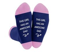 DTUIEUI Daughter Gifts from Dad - Christmas Daughter Gift,Daughters Graduation Birthday Valentines Mothers Day Inspiration Gifts for Daughters Adult from Dad,Present for Daughters Novelty Socks Gift