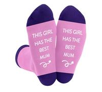 DTUIEUI Daughter Gifts from Mum - Christmas Daughter Gift,Daughters Birthday Valentines Mothers Day Graduation Inspiration Gifts for Daughters Adult from Mum,Present for Daughters Novelty Socks Gift