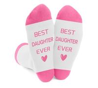 DTUIEUI Daughter Gifts from Mum - Christmas Daughter Gift,Daughters Graduation Birthday Mothers Day Valentines Inspiration Gifts for Daughters Adult from Dad,Present for Daughters Novelty Socks Gift
