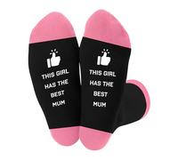 DTUIEUI Daughter Gifts from Mum - Daughter Gift,Birthday Valentines Mothers Day Daughters Graduation Christmas Inspiration Gifts for Daughters Adult from Mum,Present for Daughters Novelty Socks Gift