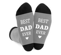 DTUIEUI Gifts for Dad - Christmas Dads Gift,Dads Birthday Xmas Valentines Easter Gifts for Father's Fathers Day from Daughter Son,Best Dad Ever Novelty Socks,Cosy Warm Memorial Daddy Papa Presents