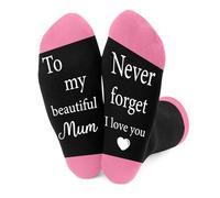 DTUIEUI Gifts for Mum - Christmas Mum Gift,Mothers Day Mums Birthday Xmas Happy Anniversary Valentines Mother's Day Gifts from Daughter Son,Personalised Novelty Funny Socks Present for Mummy Gift