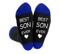 DTUIEUI Gifts for Sons Adult - Christmas Birthday Fathers Day Valentines Day Graduation Socks Son in Law Gifts from Mum Dad