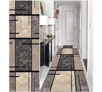 DTUQYX Runner, Long, Hallway, Non-Slip Rug, Kitchen, 100 x 400 cm, Polyester, Washable and Durable, Bedroom, Pattern Carpet for Living Room, Office, Dining Room, Adjustable, Carpet Runner, Sold by the