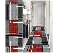 DTUQYX Runner Long Hallway Non-Slip Rug Kitchen 50 x 240 cm, Polyester Washable and Durable, Bedroom Pattern Carpet, for Living Room, Office, Dining Room, Adjustable Carpet Runner, Sold by the Metre