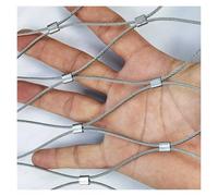 DTVEW 304 Stainless Steel Wire Mesh, Flexible Poultry Cage Net 4cm/1.5mm High-Altitude Fall Protection Nets Safety Net for Balcony(0.8x13m)