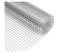 DTVEW Stainless Steel Hardware Cloth, Cable Mesh Bird Garden, Mesh Hole 10mm DIY Decorative Mesh Stainless Steel Wire Mesh Screen(0.6x1m/2x3.3ft)