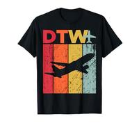 DTW Detroit Metropolitan Airport T-Shirt