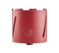 DTW Dry Diamond Core Drill Bit Plumbers & Builders Premium Segment Hole Cutter, 162mm x 150mm